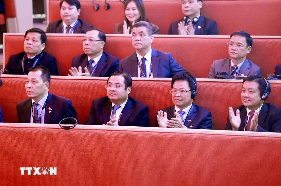 Các đại biểu dự Diễn đàn doanh nghiệp Ba Lan-Việt Nam. (Ảnh: Dương Giang/TTXVN)