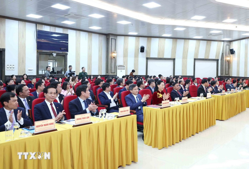 Đại biểu tham dự hội nghị. (Ảnh: Phương Hoa/TTXVN)