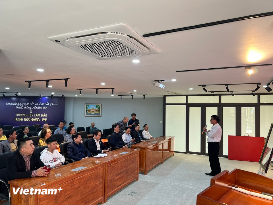 Giới thiệu về Di tích lịch sử quốc gia Địa điểm Trường dạy làm báo Huỳnh Thúc Kháng. (Ảnh: Trần Hương Sơn/Vietnam+)