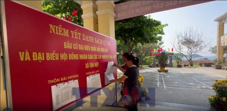 Xã đảo Tân Hiệp sẵn sàng cho ngày bầu cử với công tác chuẩn bị chu đáo