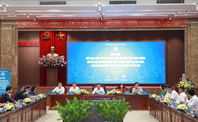 Quang cảnh Hội nghị. (Nguồn: Cổng Giao tiếp điện tử Hà Nội)