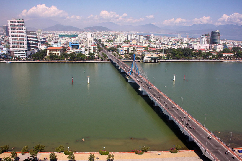 Cầu sông Hàn (Đà Nẵng). (Ảnh: Trần Lê Lâm/TTXVN)