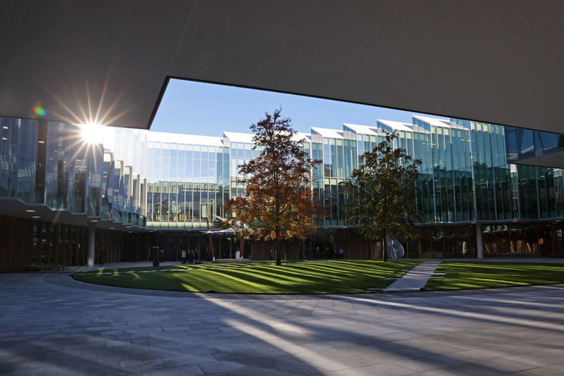 Quang cảnh cơ sở nghiên cứu của AstraZeneca tại Cambridge. (Nguồn: AFP)