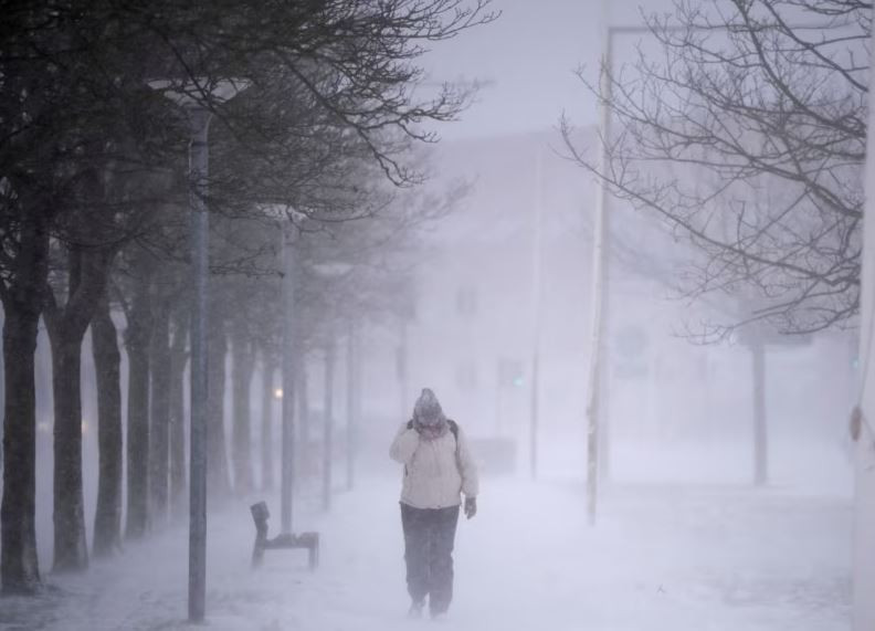 Tuyết rơi nhiều ở Đan Mạch. (Nguồn: Reuters)