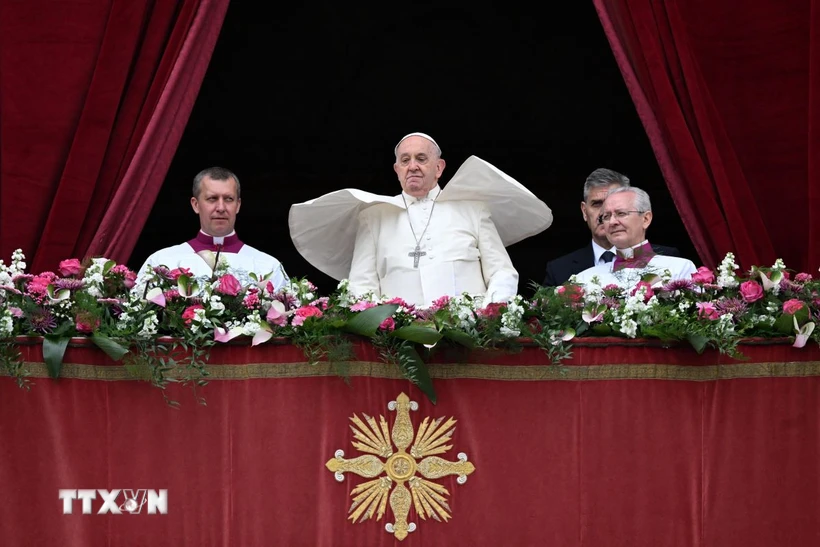 Giáo hoàng Francis phát biểu tại Vatican. (Ảnh: AFP/TTXVN)