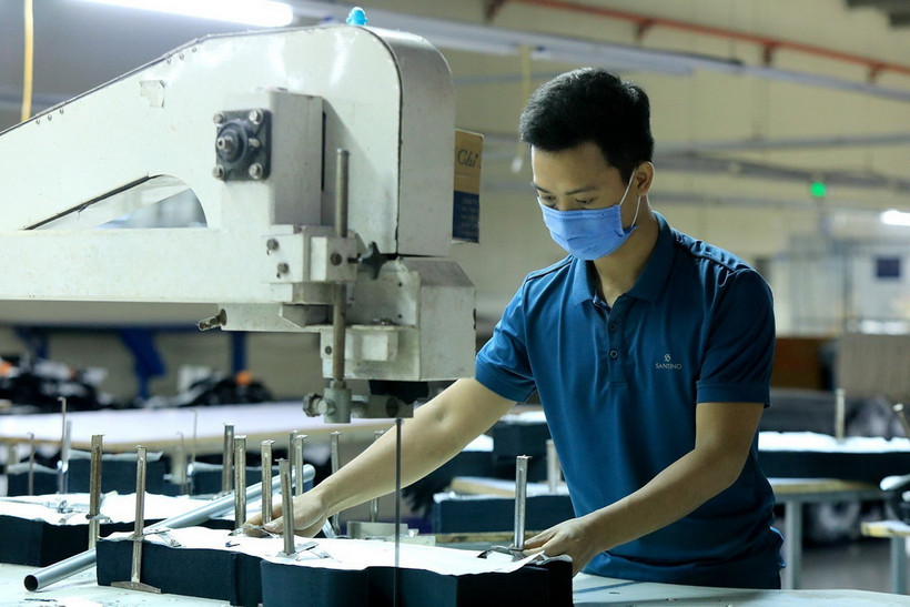 Thanh Hóa thúc đẩy doanh nghiệp tham gia cụm liên kết ngành và chuỗi giá trị. (Ảnh: Tuấn Anh/TTXVN)