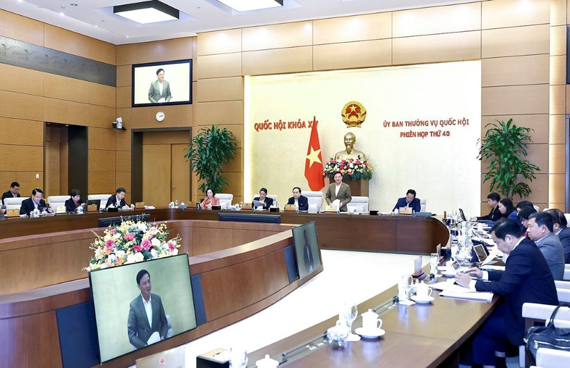 Phó Chủ tịch Quốc hội Nguyễn Khắc Định phát biểu tại Phiên họp thứ 40, chiều 11/12/2024. (Ảnh: Doãn Tấn/TTXVN)