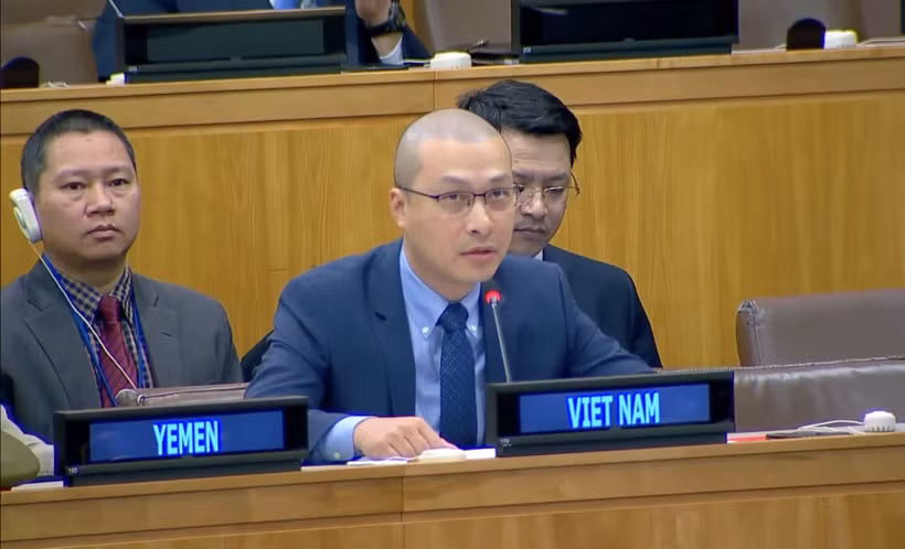 Đại biện Nguyễn Hoàng Nguyên. (Ảnh: Quang Huy /TTXVN)