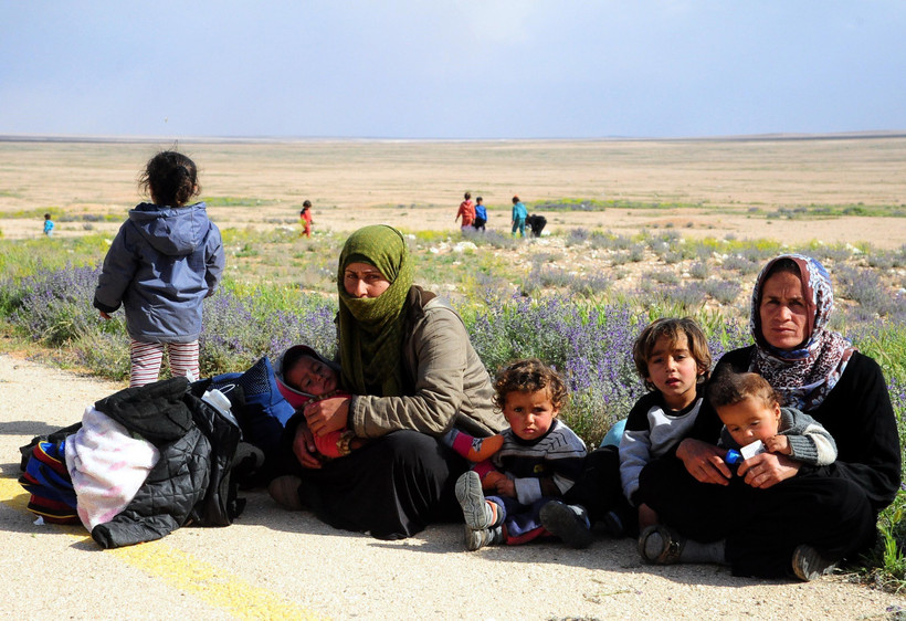 Người tị nạn Syria. (Ảnh: THX/TTXVN)