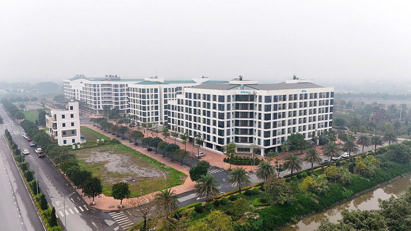 Một dự án nhà ở cho công nhân. (Ảnh: Tuấn Anh/TTXVN)