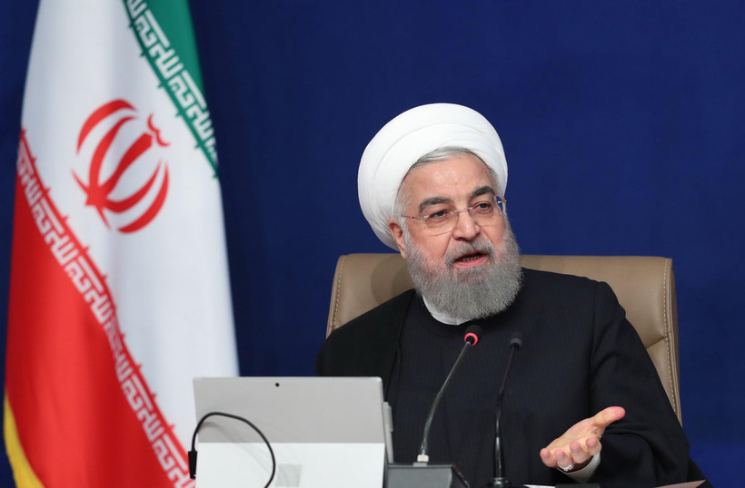Tổng thống Iran Hassan Rouhani chủ trì cuộc họp nội các ở Tehran, ngày 2/9. (Ảnh: AFP/TTXVN)