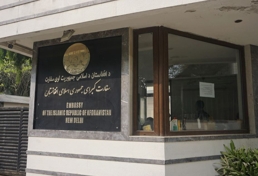 Đại sứ quán Afghanistan tại thủ đô New Delhi của Ấn Độ. (Nguồn: AP)
