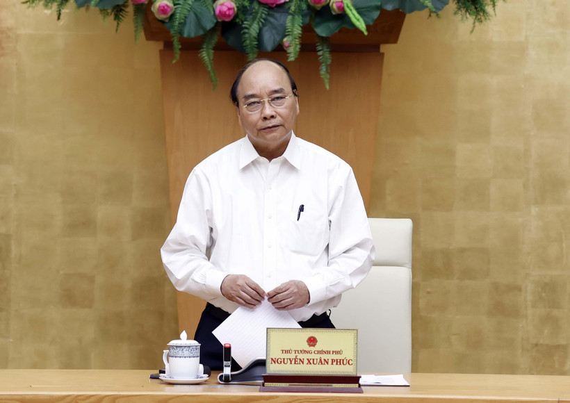 Thủ tướng Nguyễn Xuân Phúc phát biểu. (Ảnh: Thống Nhất/TTXVN)