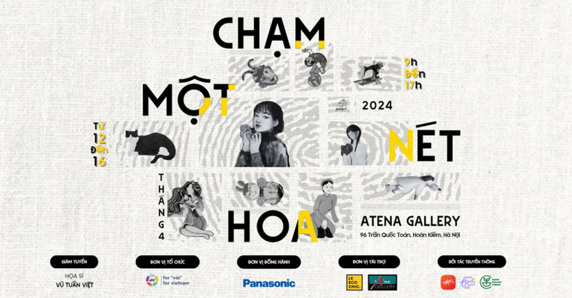 Triển lãm kéo dài đến hết ngày 16/4.