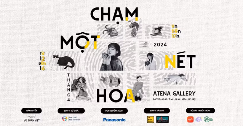 Triển lãm kéo dài đến hết ngày 16/4.
