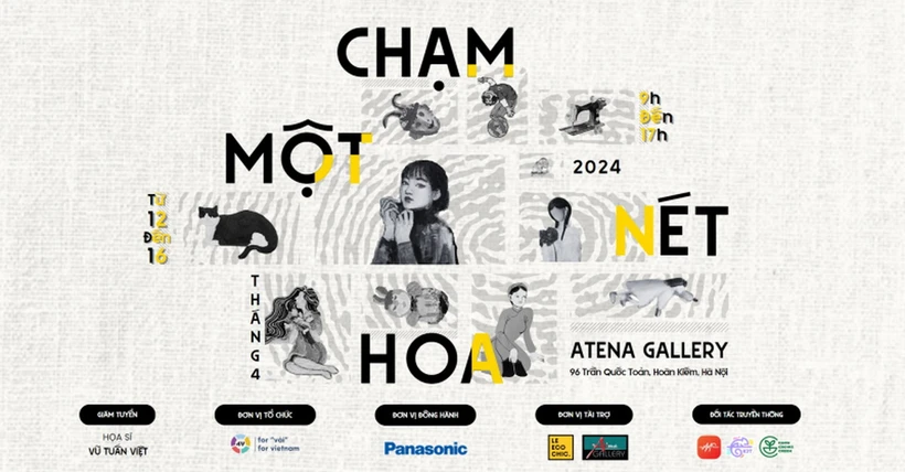 Triển lãm kéo dài đến hết ngày 16/4.