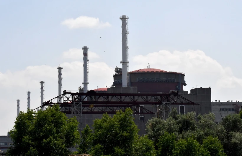 Nhà máy điện hạt nhân Zaporizhzhia ở miền Nam Ukraine. (Ảnh: AFP/TTXVN)