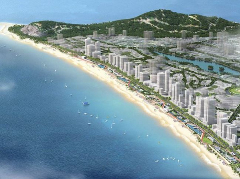 Phối cảnh quy hoạch Bãi Sau thành công viên. (Ảnh: Ủy ban Nhân dân thành phố Vũng Tàu)