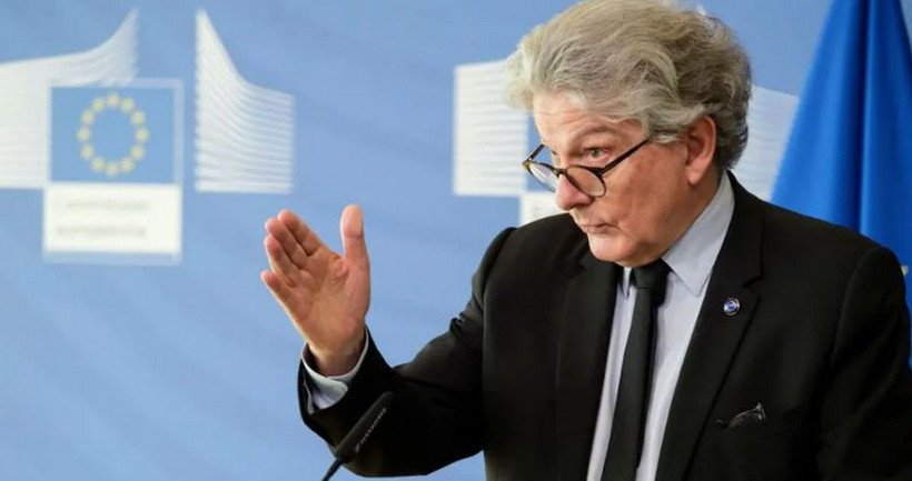 Ủy viên Thị trường Nội địa EU Thierry Breton. (Nguồn: Getty images)