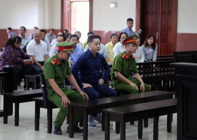 Bị cáo Phan Văn Anh Vũ tại phiên tòa sáng 22/4/2019. (Ảnh: Thành Chung/TTXVN)