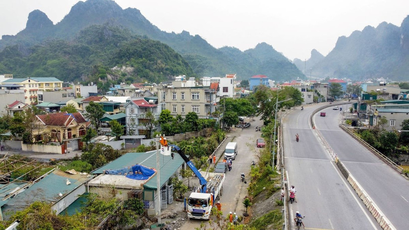 Một góc phường Hà Phong, thành phố Hạ Long. (Ảnh: Huy Hùng/TTXVN)