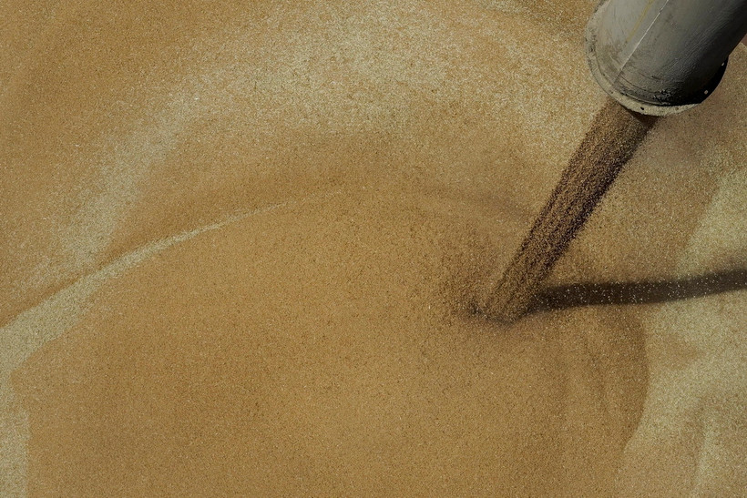 Hơn 700.000ha, trong đó có 600.000ha ngũ cốc, sẽ bị giảm sản lượng. (Ảnh: AFP/TTXVN)