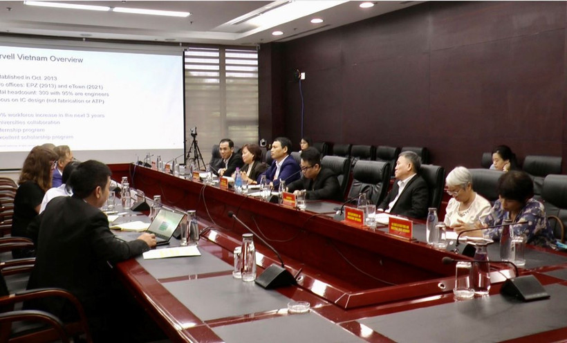 Quang cảnh buổi làm việc. (Ảnh: Cổng Thông tin Điện tử thành phố Đà Nẵng)