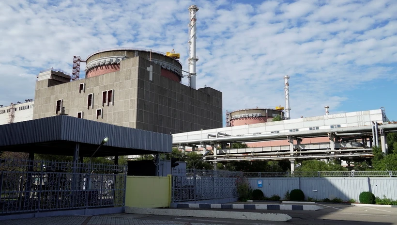 Nhà máy điện hạt nhân Zaporizhzhia ở Enerhodar, Ukraine. (Ảnh: AFP/TTXVN)