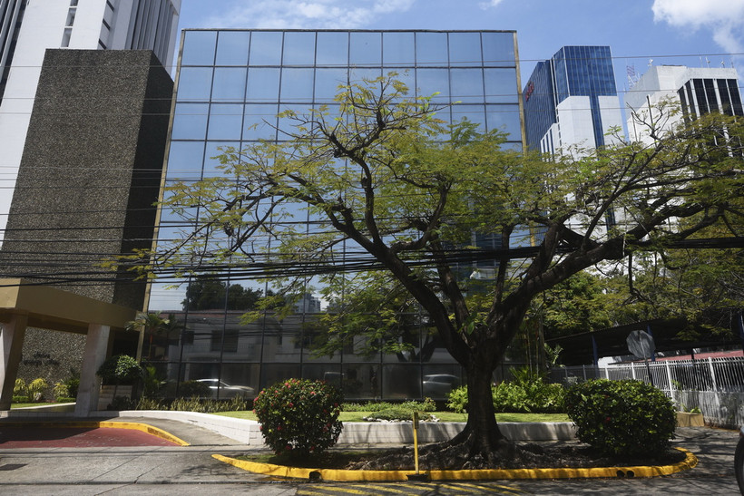 Văn phòng công ty luật Mossack Fonseca tại Panama City, Panama, ngày 30/3/2017. (Ảnh: AFP/ TTXVN)