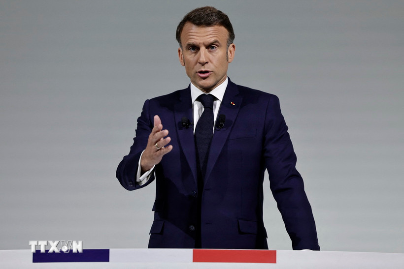 Tổng thống Pháp, Emmanuel Macron. (Nguồn: AFP/TTXVN)