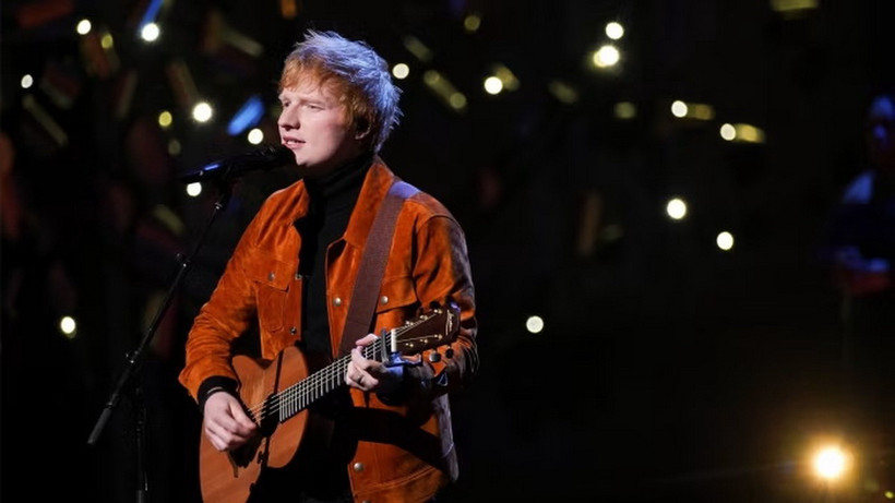 Ca sỹ kiêm nhạc sỹ Ed Sheeran. (Ảnh: Reuters)