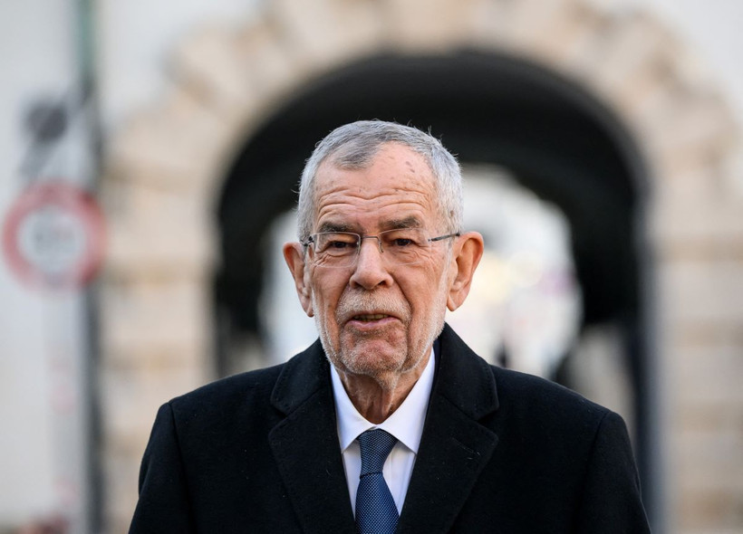 Tổng thống Áo Alexander van der Bellen. (Ảnh: AFP/TTXVN)