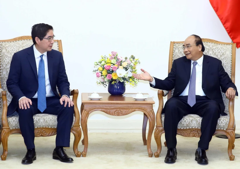Quang cảnh buổi tiếp. (Ảnh: Thống Nhất/TTXVN)