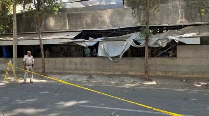 Hiện trường vụ nổ. (Nguồn: Reuters)