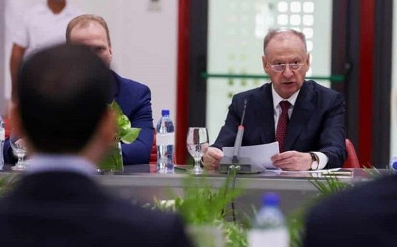 Thư ký Hội đồng An ninh Liên bang Nga Nikolai Patrushev tại thủ đô Managua. (Nguồn: El 19 Digital)