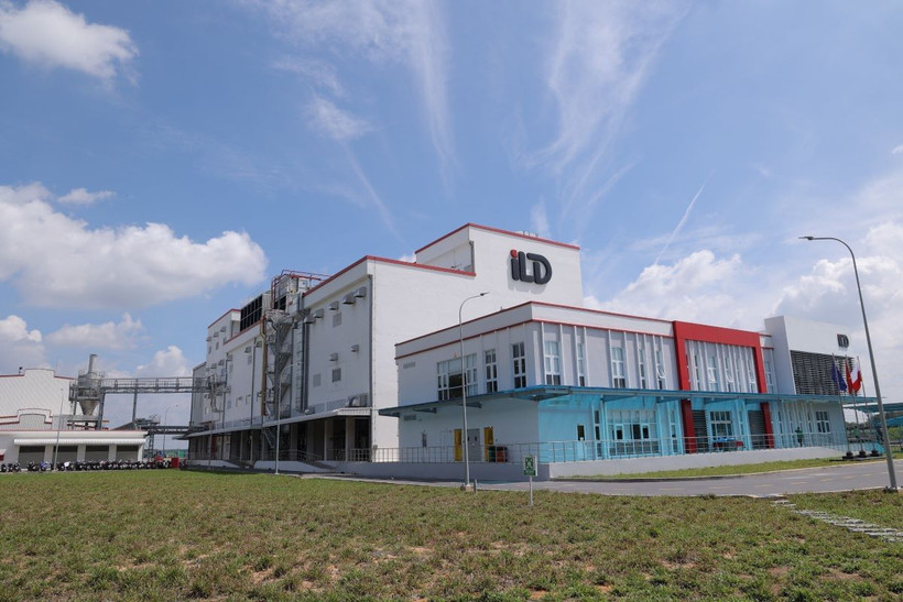 Toàn cảnh nhà máy công ty Trách nhiệm hữu hạn ILD Coffee Việt Nam do 2 doanh nghiệp châu Âu là Louis Dreyfus Company (LDC) và Instanta Sp.zo.o. (Instanta) đầu tư. (Ảnh: Huyền Trang TTXVN)