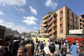 Bệnh viện Nasser, nơi xảy ra vụ tấn công chết chóc. (Nguồn: CNN)