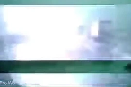 Sét suýt đánh trúng xe ô tô đang chạy nhanh trên cao tốc Pháp Vân