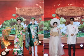 Vẻ đẹp tự tin của các thí sinh trong cuộc thi Học sinh thanh lịch ở trường THCS Ngô Sĩ Liên