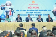 Thủ tướng Phạm Minh Chính dự Hội nghị tổng kết công tác ngành Công Thương năm 2025. (Ảnh: Dương Giang/TTXVN)