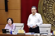 Chủ tịch Quốc hội Trần Thanh Mẫn phát biểu. (Ảnh: Doãn Tấn/TTXVN)