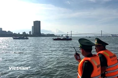 Bộ đội Biên phòng sẵn sàng nhân lực, phương tiện bảo đảm an toàn khu vực biên giới biển và vị trí tổ chức Lễ hội pháo hoa Quốc tế Đà Nẵng 2025. (Ảnh: Thanh Phong/Vietnam+)