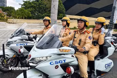 Phân luồng giao thông chuẩn bị Vòng chung kết Hội thao Công an nhân dân tại Đà Nẵng