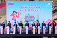 Khai trương Trung tâm thương mại AEON MALL Đà Nẵng Thanh Khê. (Ảnh: Thanh Phong/Vietnam+)
