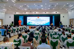 Toàn cảnh Hội nghị Tổng kết công tác chỉ đạo chuyên môn kỹ thuật, triển khai Đề án Phát triển mạng lưới bệnh viện vệ tinh giai đoạn 2026 - 2030 và định hướng công tác y học gia đình. (Ảnh: Thanh Phong/Vietnam+)