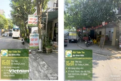 Hình ảnh tình trạng vi phạm trong quá trình kiểm tra của Sở Xây dựng thành phố Đà Nẵng. (Ảnh: Sở Xây dựng Đà Nẵng)