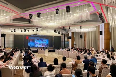 Toàn cảnh hội thảo tham vấn phát triển các ngành công nghiệp văn hóa thành phố Đà Nẵng đến năm 2030. (Ảnh: Thanh Phong/Vietnam+)