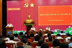 Hội nghị Ban Chấp hành Đảng bộ thành phố Đà Nẵng lần thứ 20. (Ảnh: Thanh Phong/Vietnam+)