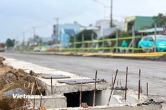 Dự án cải tạo, nâng cấp Quốc lộ 14B đoạn qua địa bàn thành phố Đà Nẵng. (Ảnh: Thanh Phong/Vietnam+)