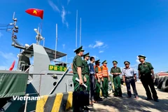 Cận cảnh tàu chiến Biên phòng Đà Nẵng trên trận tuyến chống khai thác IUU